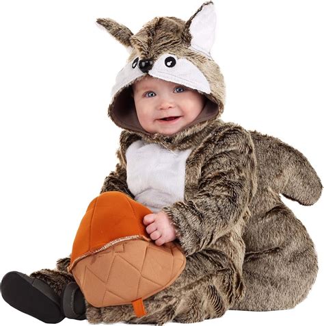 infant squirrel halloween costume|squirrel baby clothes.